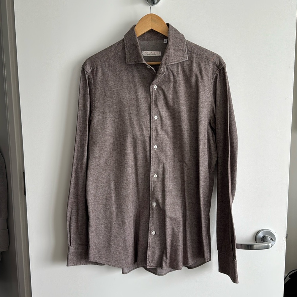Luca Faloni Men's Dress Shirt